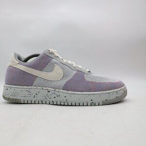 Nike Air Force 1 Low Crater Flyknit Men's 12 Wolf Grey Athletic Sneaker Shoes
